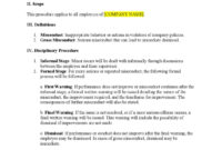 Investigation Report Template: A Guide For Disciplinary Hearings