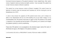 Formal Letter Template For Emotional Support Animal Certification