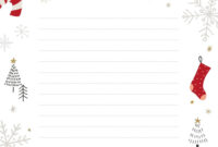 Elegant Christmas Letter Templates: Free Printable Designs For A Formal Touch