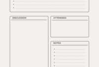 Free, Formal Agenda Templates For Effective Meetings