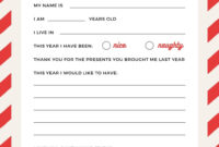 Free Formal Dear Santa Letter Template: A Guide To Polite Letter Writing