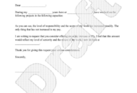 Formal Request For Salary Increase Letter Template