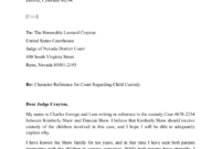 Formal Letter To A Judge Template: A Guide To Effective Legal Correspondence