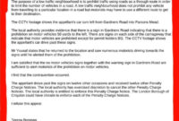 Formal Template For PCN Appeal Letter