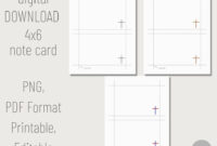 4×6 Note Card Template: A Formal Word Document