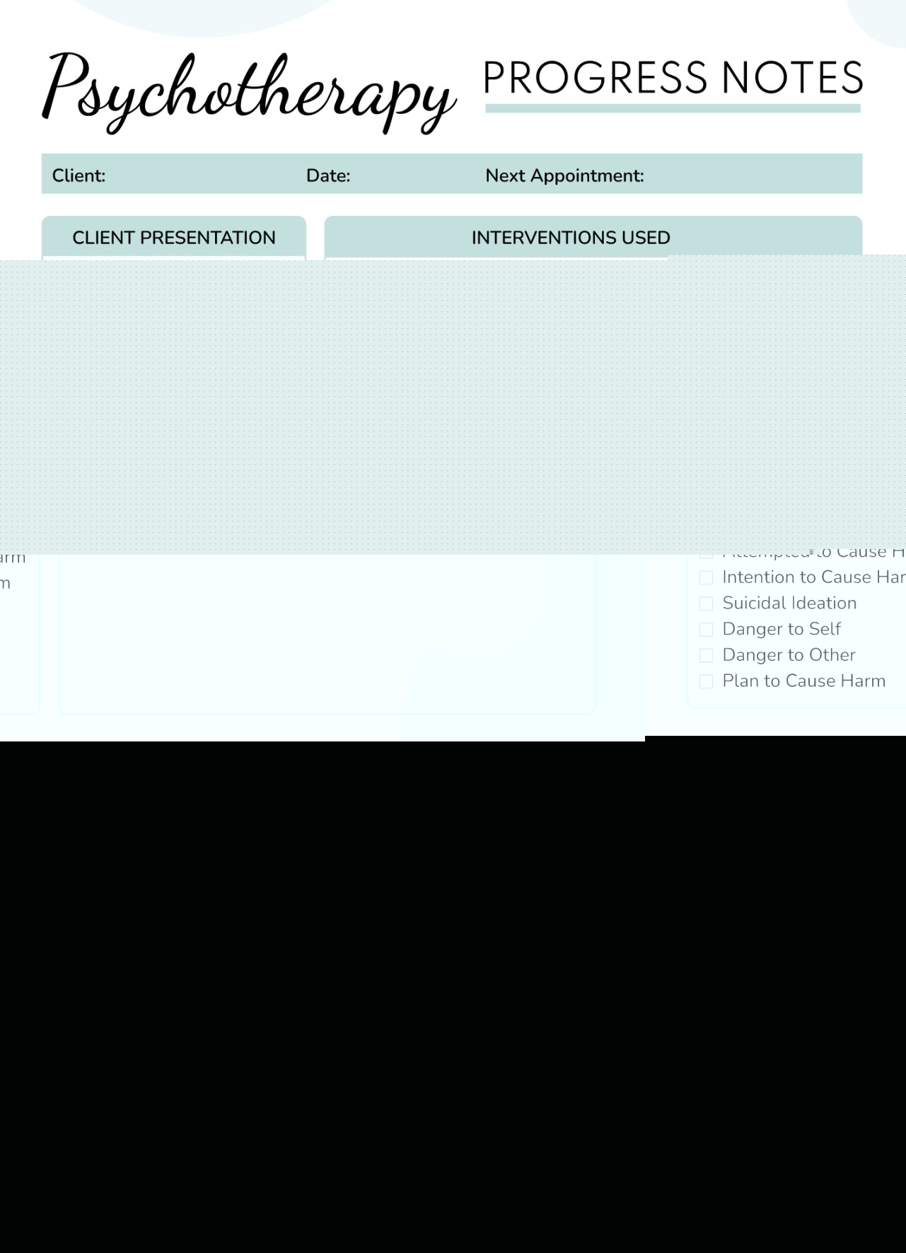 Psychotherapy Progress Notes Free Google Docs Template - gdoc