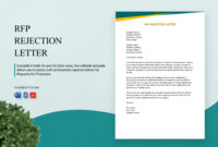 Formal Proposal Rejection Letter Template
