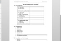 Vendor Meeting Agenda Template