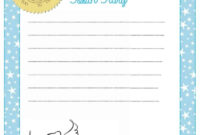 Formal Tooth Fairy Letter Template