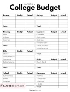 budget-template-for-college-students