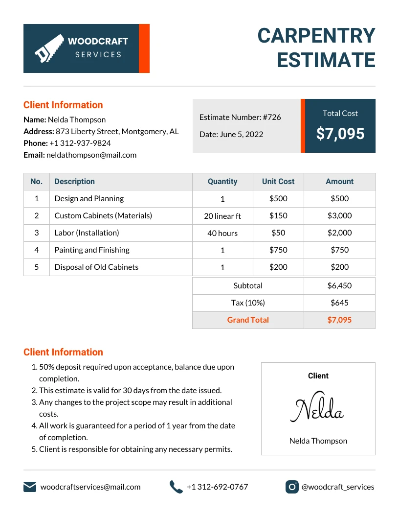 carpentry-estimate-template