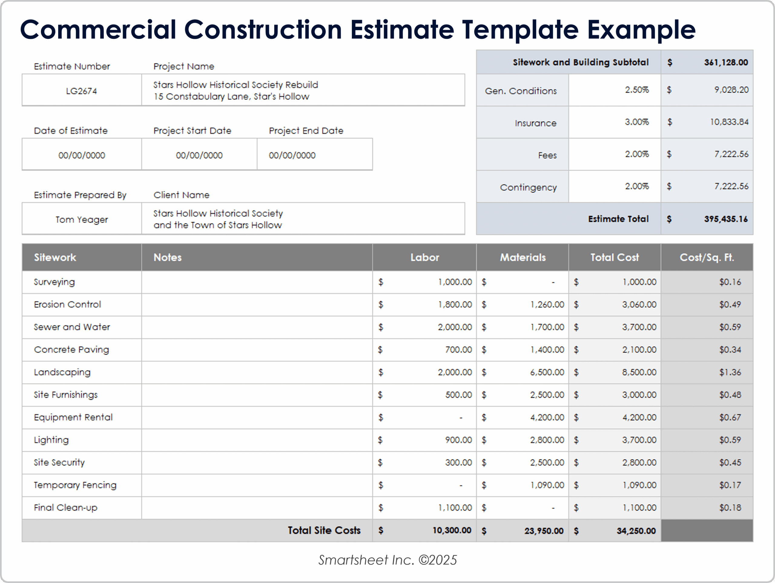 commercial-construction-estimate-template