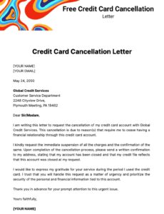 credit-card-cancellation-letter-template