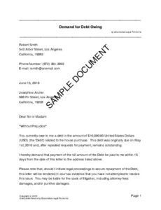 debt-recovery-letter-of-demand-template