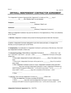 drywall-contract-agreement