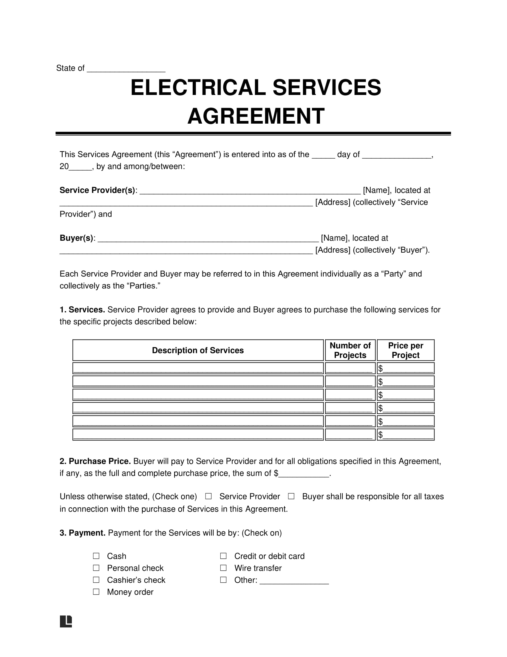 electrical-contract-agreement-sample