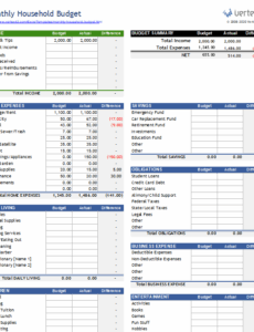 household-budget-template
