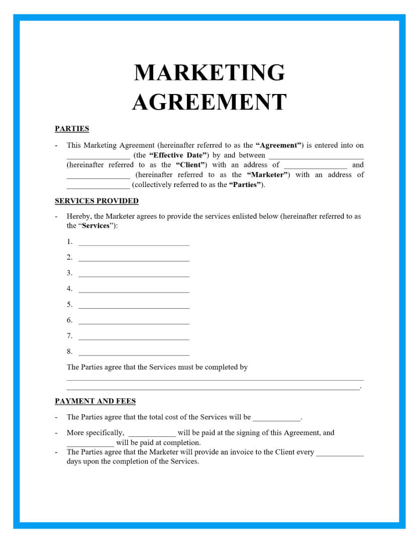 marketing-agency-agreement-template