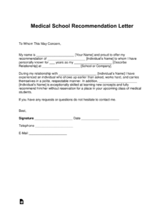 medical-school-recommendation-letter-template