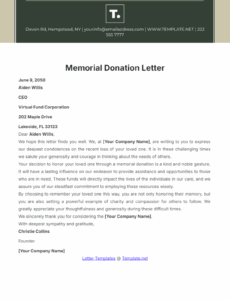 memorial-donation-letter-template