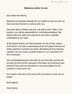 new-employee-welcome-letter-sample-template