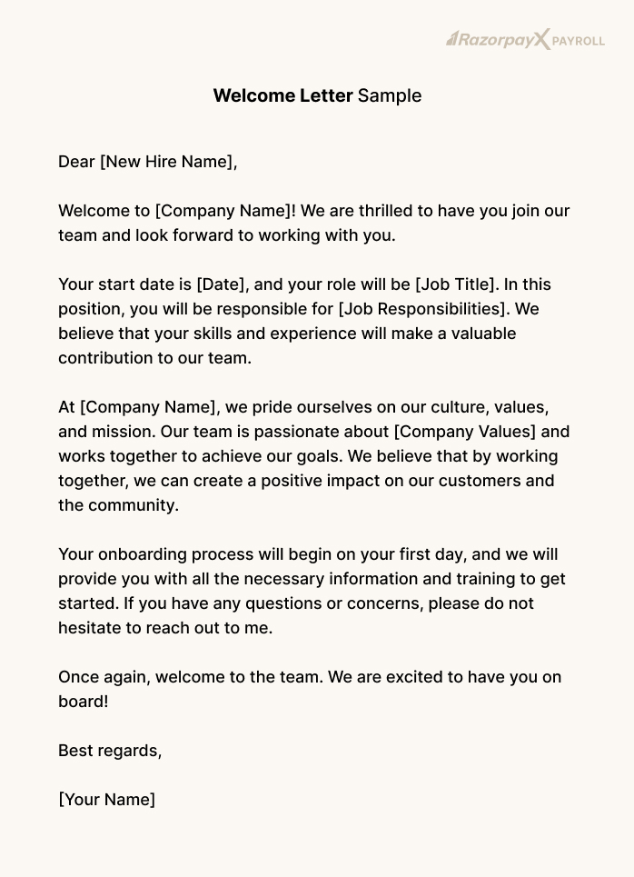 new-employee-welcome-letter-sample-template