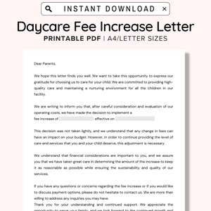 nursery-fee-increase-letter-template