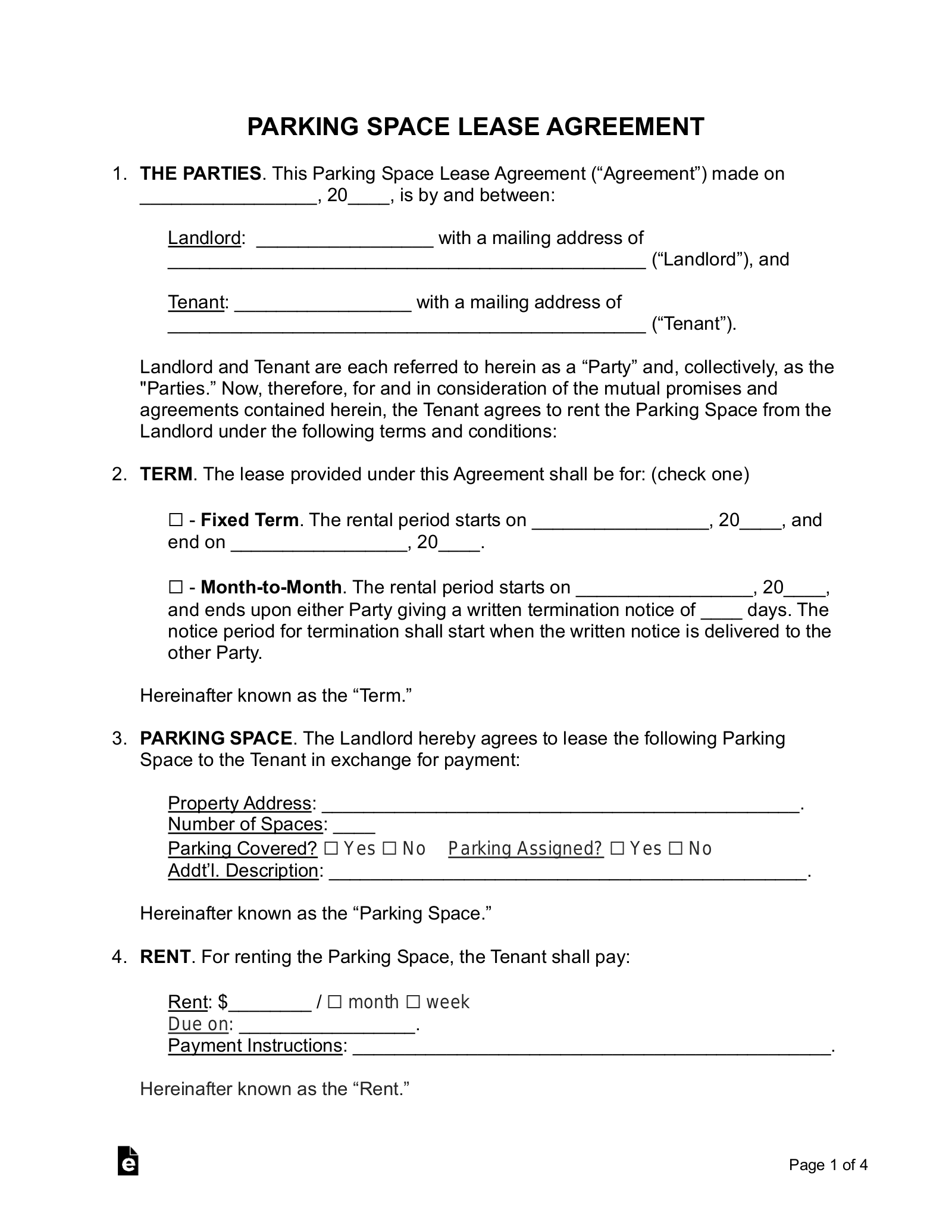 parking-space-rental-agreement-template