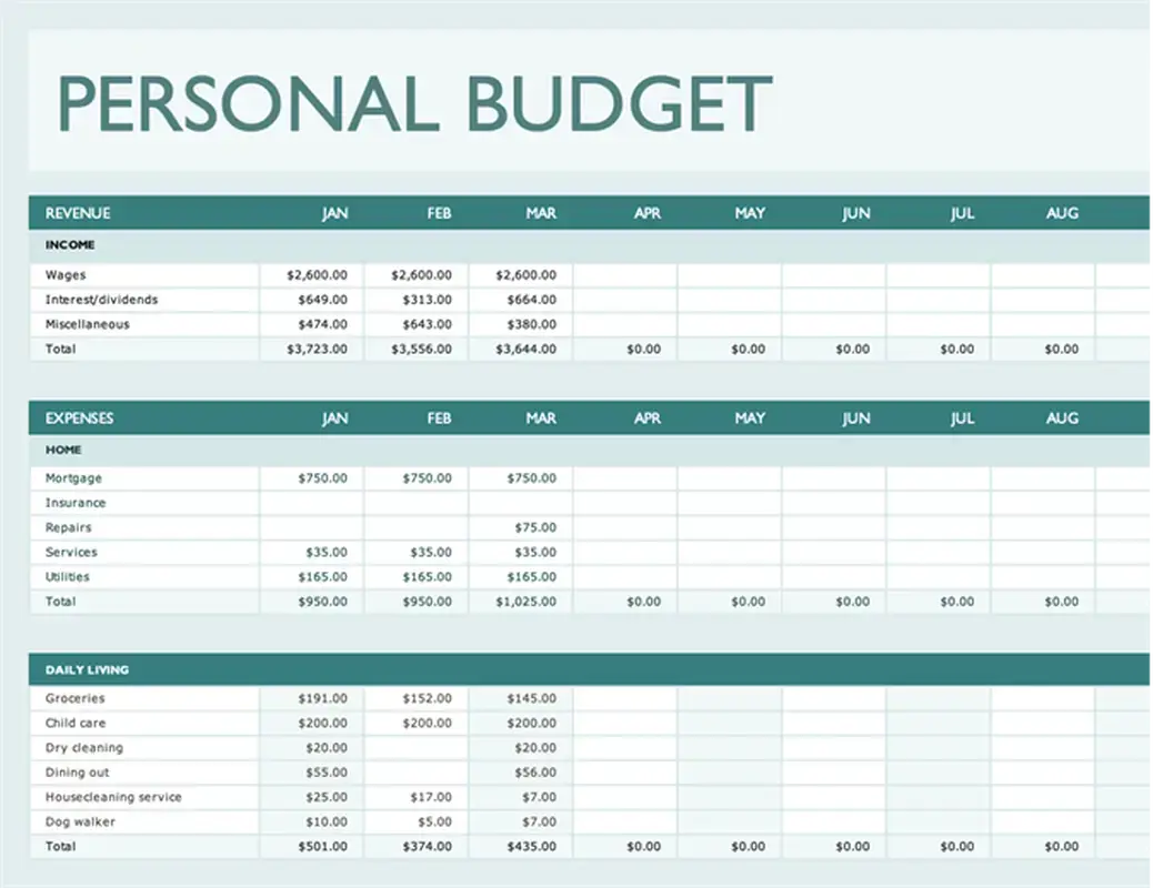 personal-budget-template