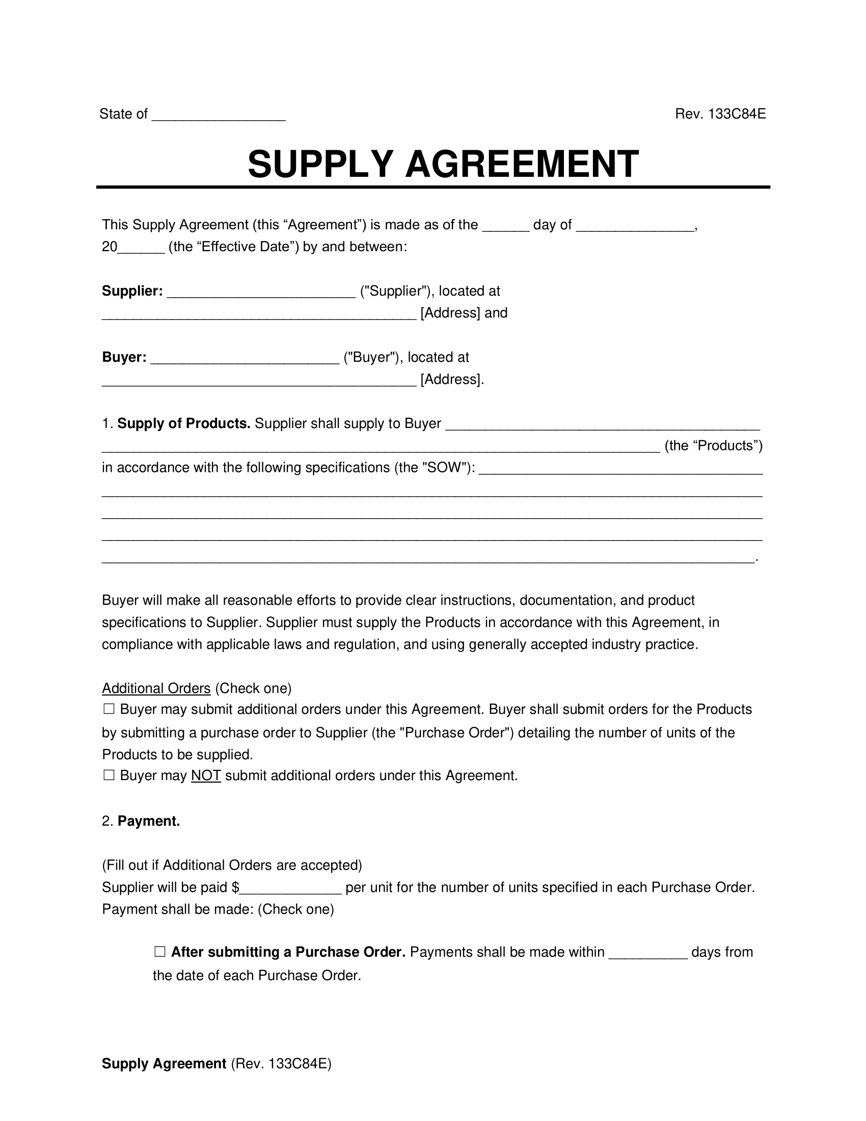 preferred-supplier-agreement-sample