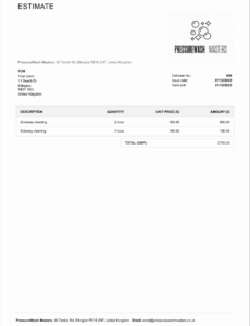 pressure-washing-estimate-template