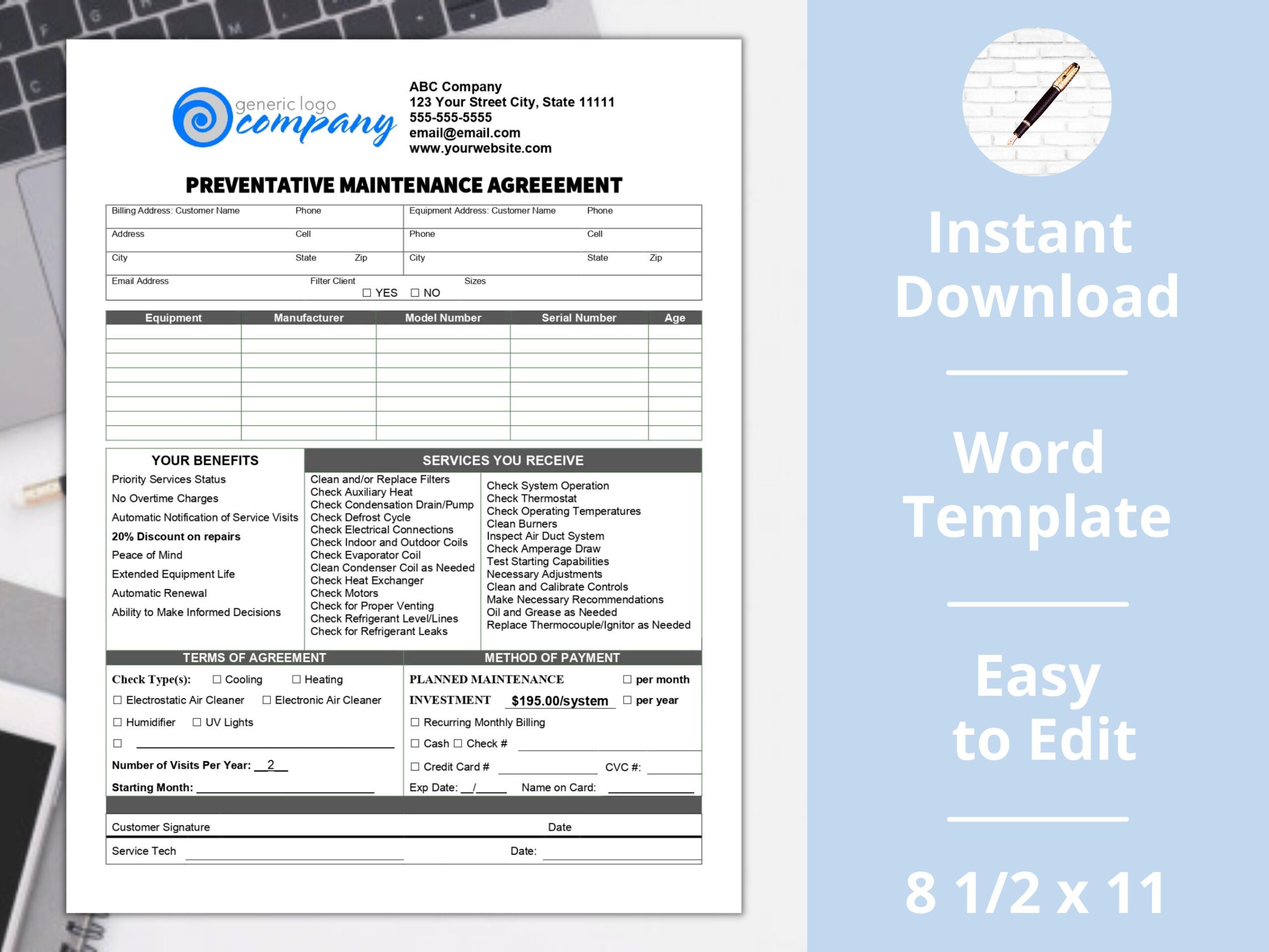 preventative-maintenance-agreement-template
