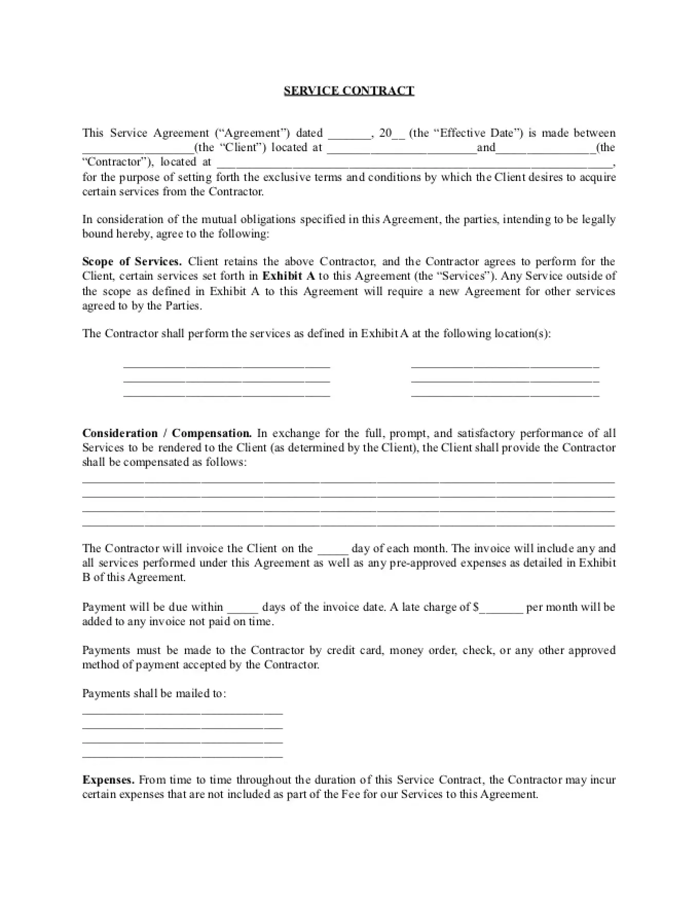 service-provision-agreement-template