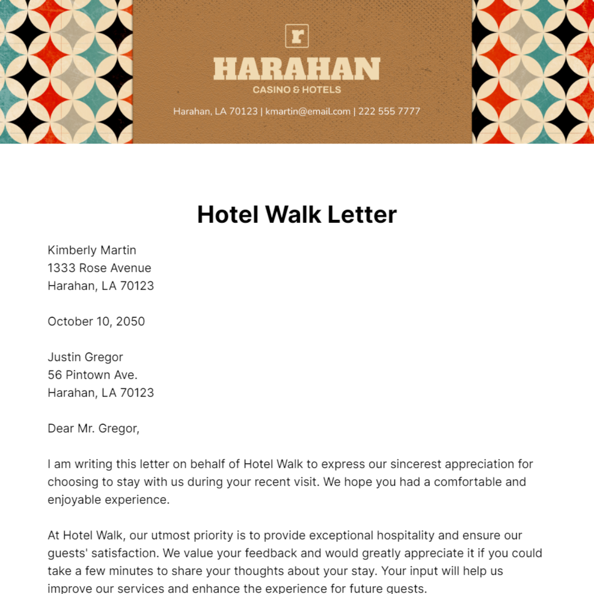 walk-letter-for-hotel-template